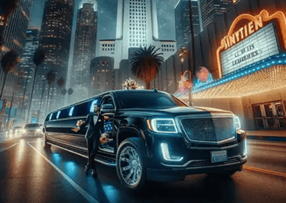 A Universal Limousine delivering dependable limousine service for weddings and airport transfers