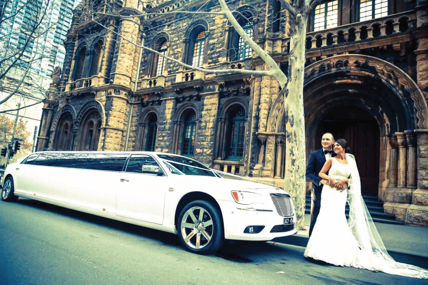 A Universal Limousine chauffeur providing reliable transportation services for clients across Ontario